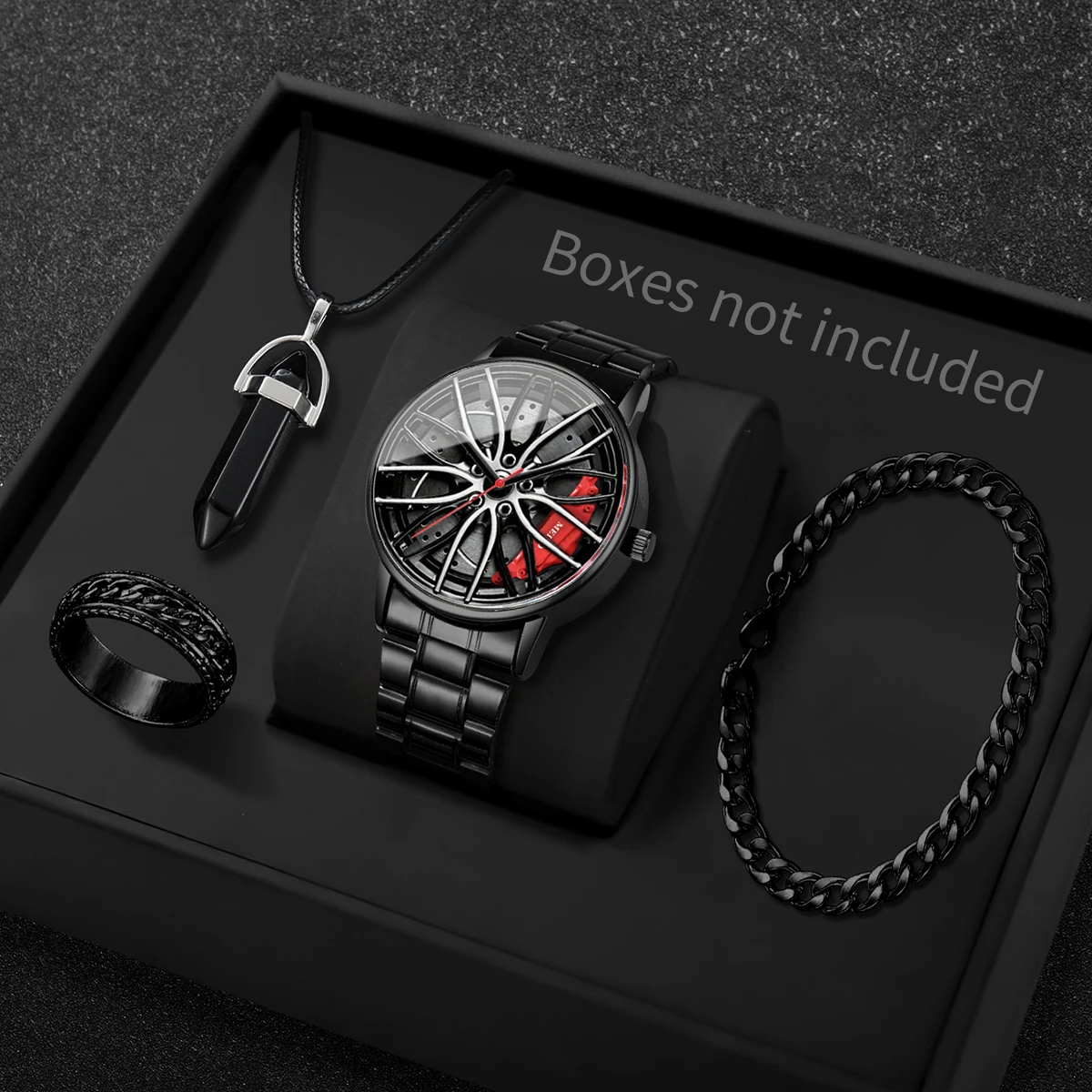 Jewelry Type Watches - Набор из 4 модных мужских спортивных
