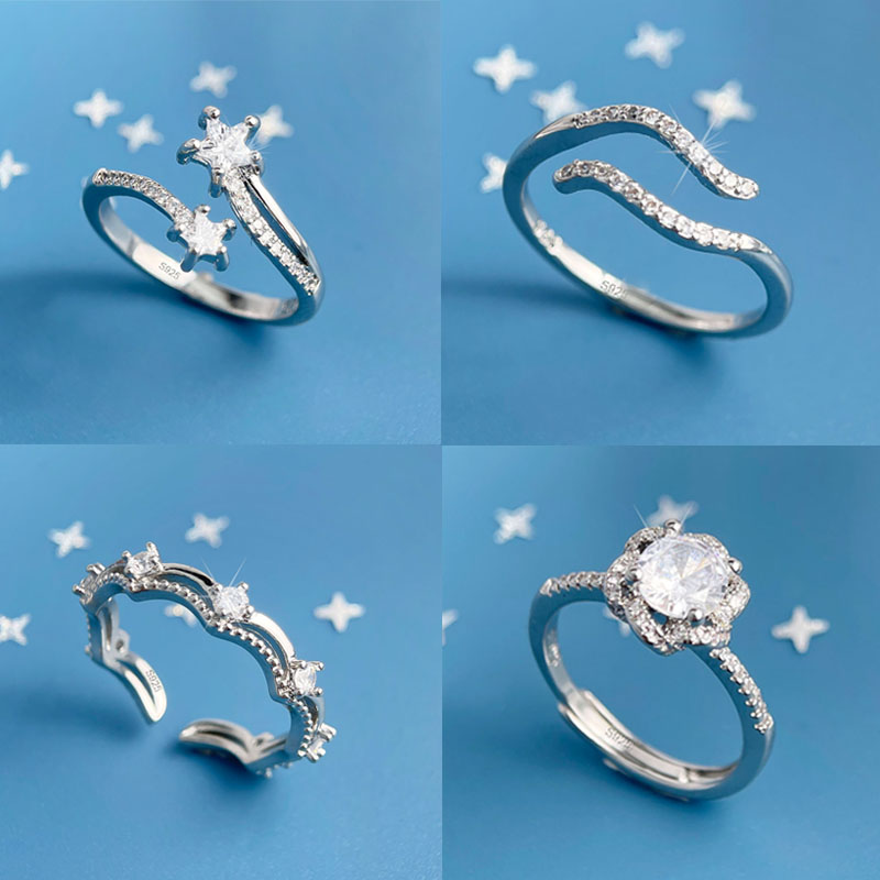 Statement Cocktail Ring - Кольца из стерлингового серебра 925 пробы