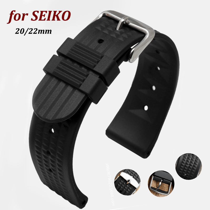 Seiko Watch Prospex - Резиновый ремешок премиум-класса для часов Seiko,