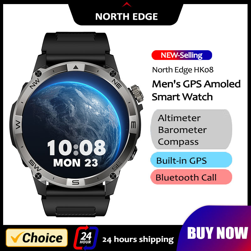 Italian Jewelry Watches - NORTH EDGE GPS Спортивные Смарт-часы 1,43-дюймовый