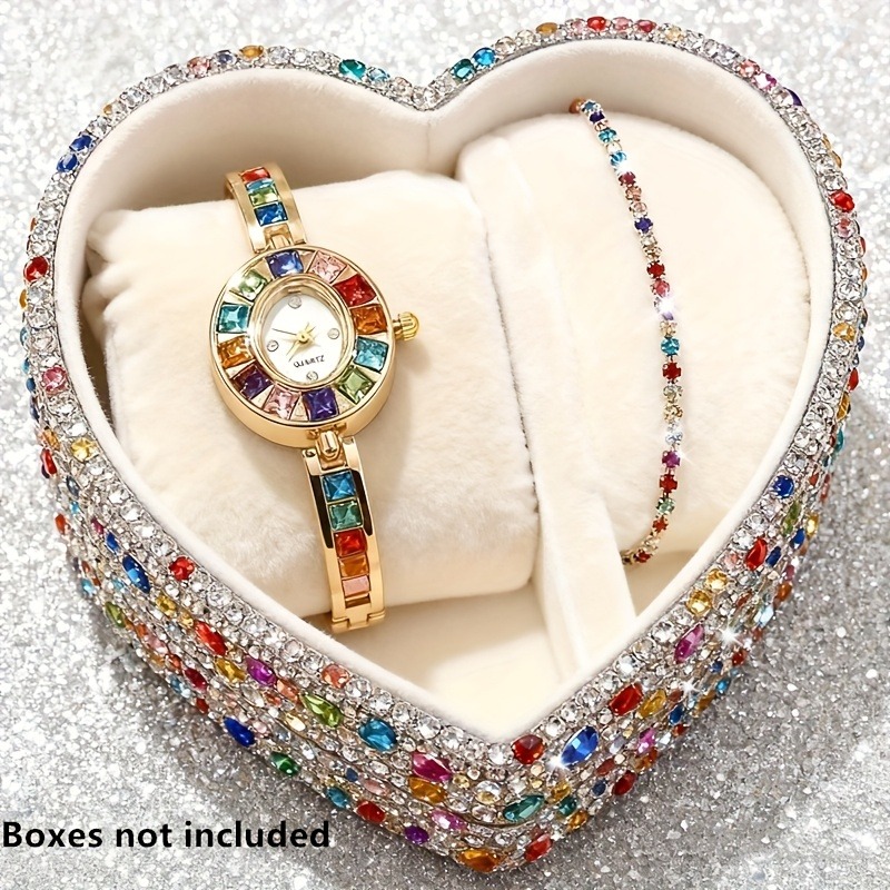 Jewelry Box Watches Bracelets - 2 шт. элегантных женских кварцевых часов