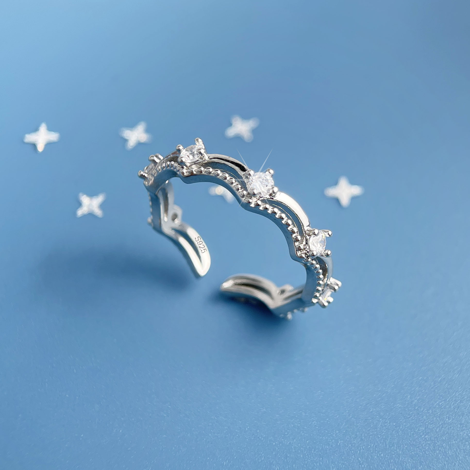 Кольца из стерлингового серебр – обзор и цена Statement Cocktail Ring