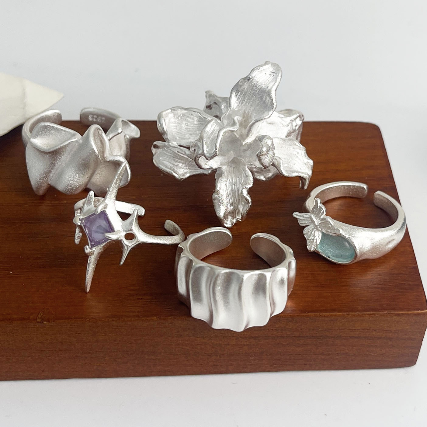 Кольца из стерлингового серебр – обзор и цена Statement Cocktail Ring