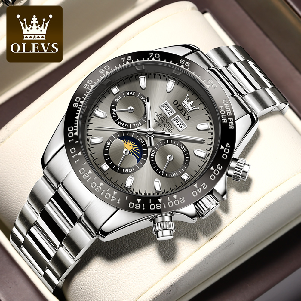 OLEVS 6654 Роскошные мужские ч – обзор и цена Rolex Watch Daytona