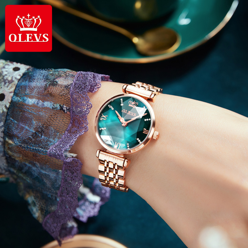 OLEVS новые женские роскошные  – обзор и цена Jewels In Quartz Watches