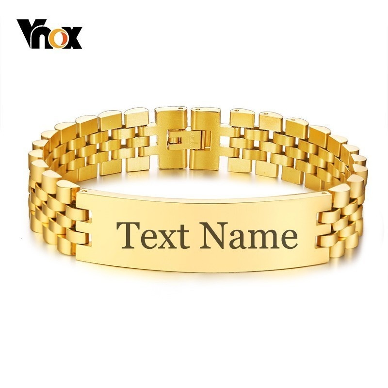 Браслет Vnox для мужчин с имен – обзор и цена Jewelry Type Watches