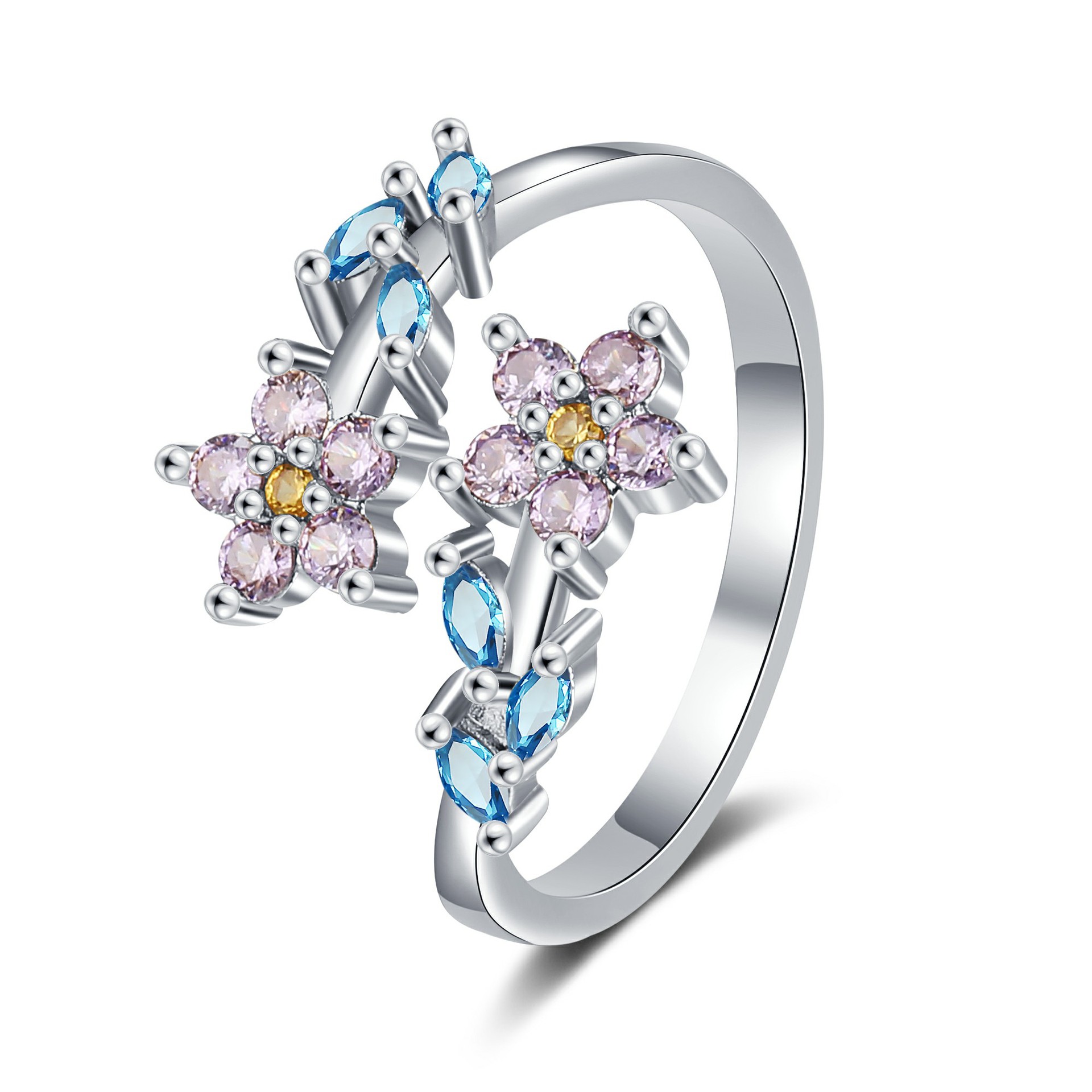Женское Открытое кольцо из сер – обзор и цена Statement Cocktail Ring