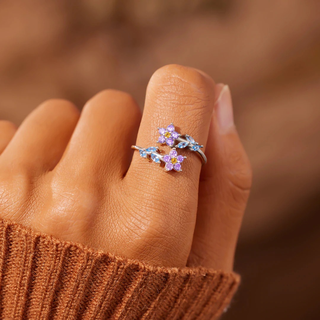 Женское Открытое кольцо из сер – обзор и цена Statement Cocktail Ring