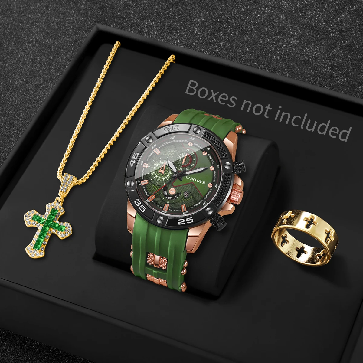 3 шт., модные мужские спортивн – обзор и цена Jewelry Type Watches
