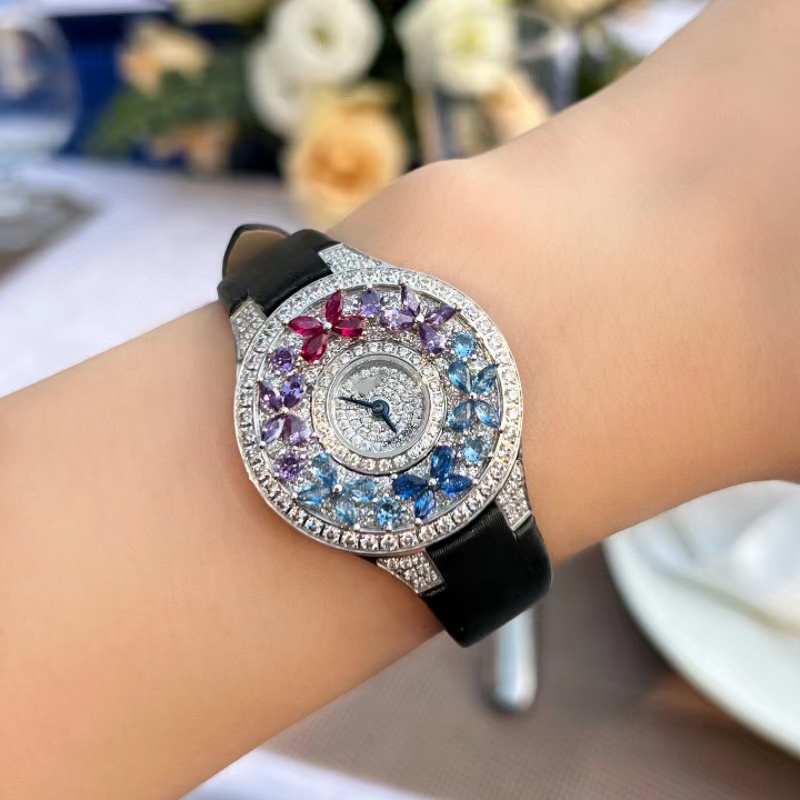 Роскошные красочные женские ча – обзор и цена Jewels In Quartz Watches