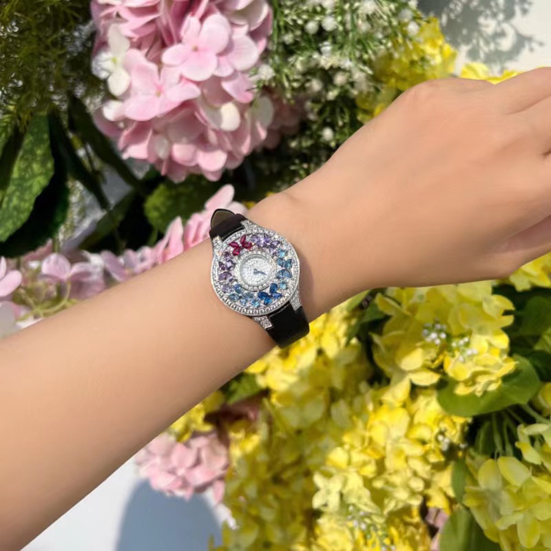 Роскошные красочные женские ча – обзор и цена Jewels In Quartz Watches